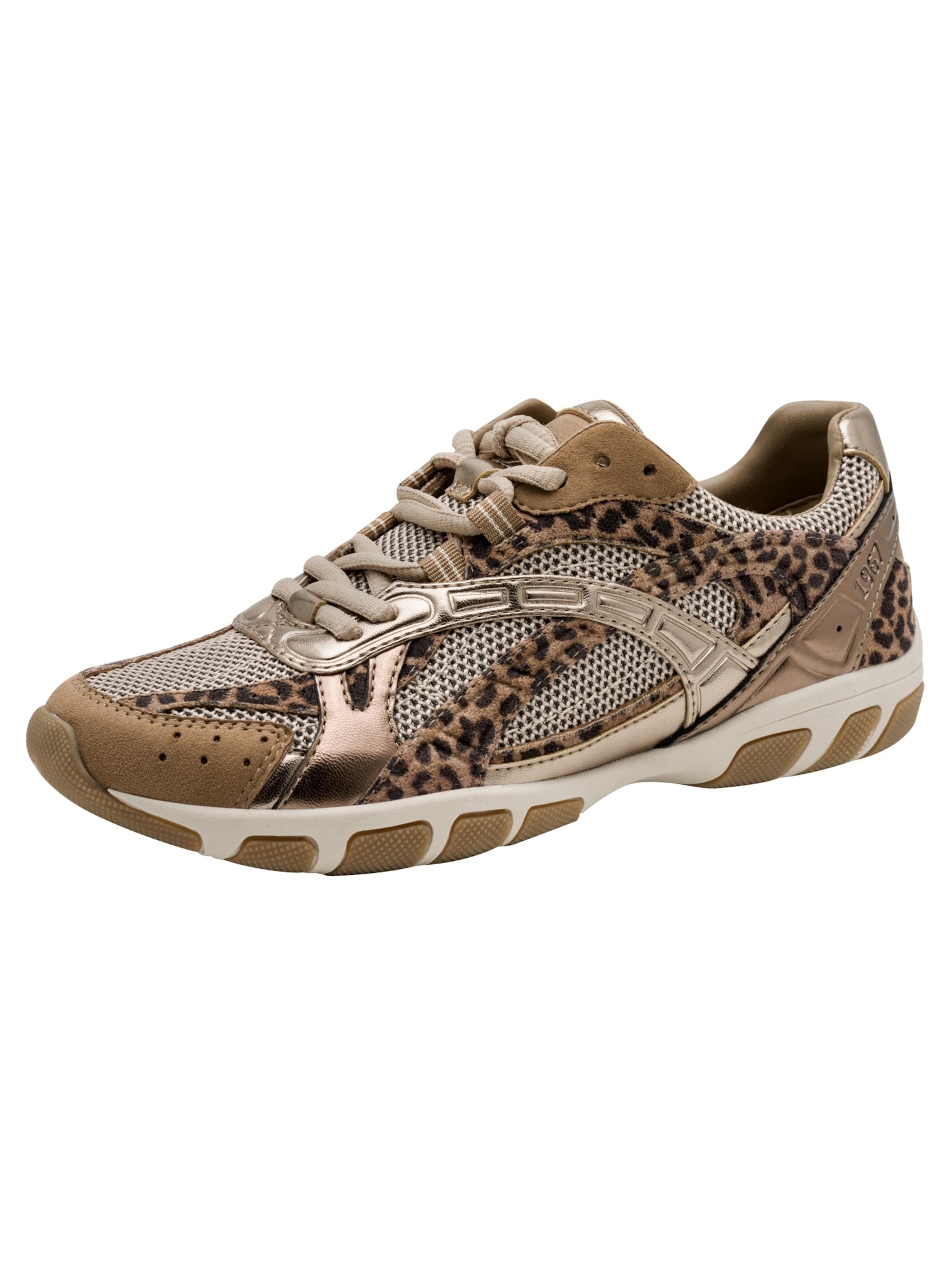 Baskets basses Tamaris en marron : devant