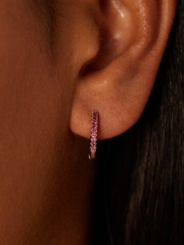 Lucardi Oorbellen 'Modernes Basic' in Zilver