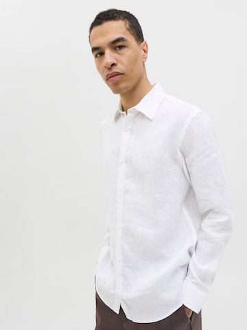 JACK & JONES Средняя посадка Рубашка 'JPRBLALOUI' в Белый