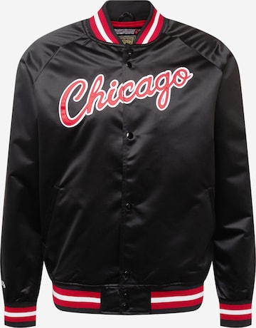 Mitchell & Ness Jacke in Schwarz: predná strana