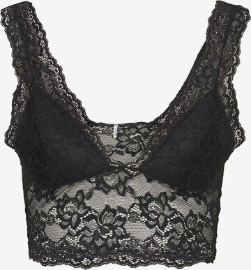 Regular Soutien-gorge 'Lina' PIECES en noir : devant