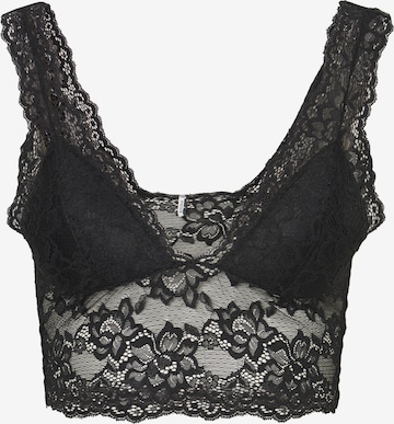 PIECES Bra 'Lina' in Black: front