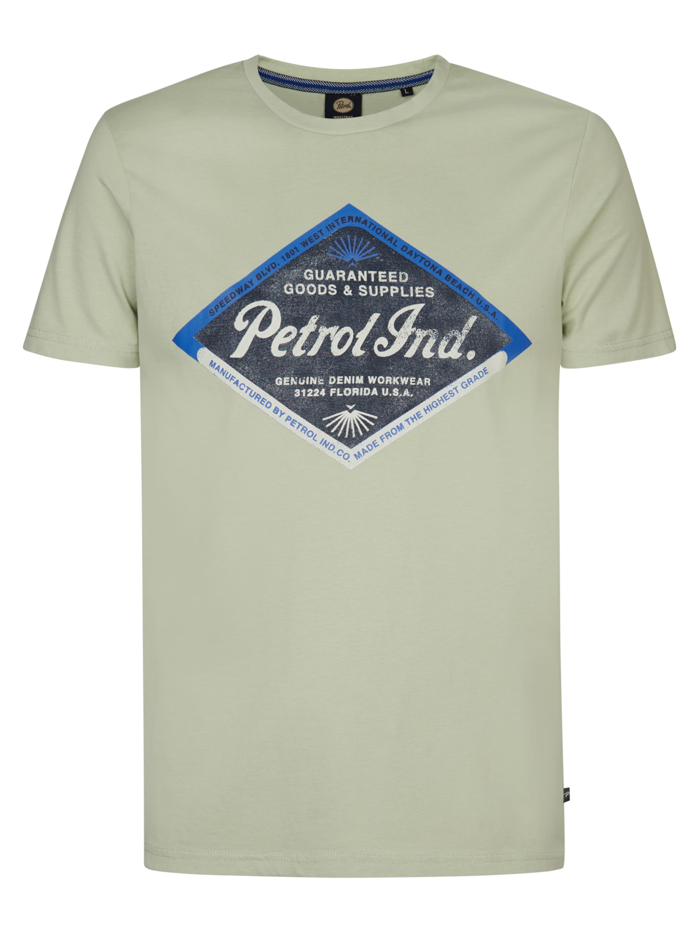 Petrol Industries Tričko 'Bluefin' - Zelená: predná strana