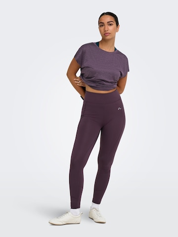 Skinny Pantaloni sportivi 'ONPMila-2' di ONLY PLAY in lilla