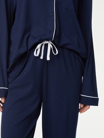 Marks & Spencer Pyjama in Blau