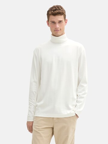 TOM TAILOR Shirt in Wit: voorkant