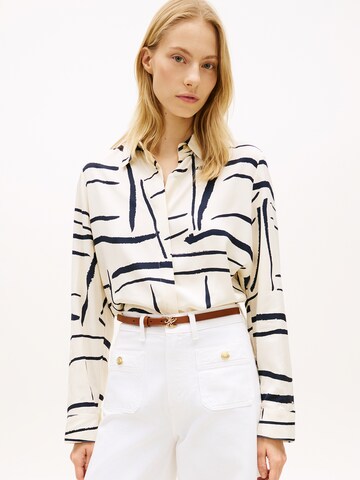 TOMMY HILFIGER Bluse in Weiß: Vorderseite