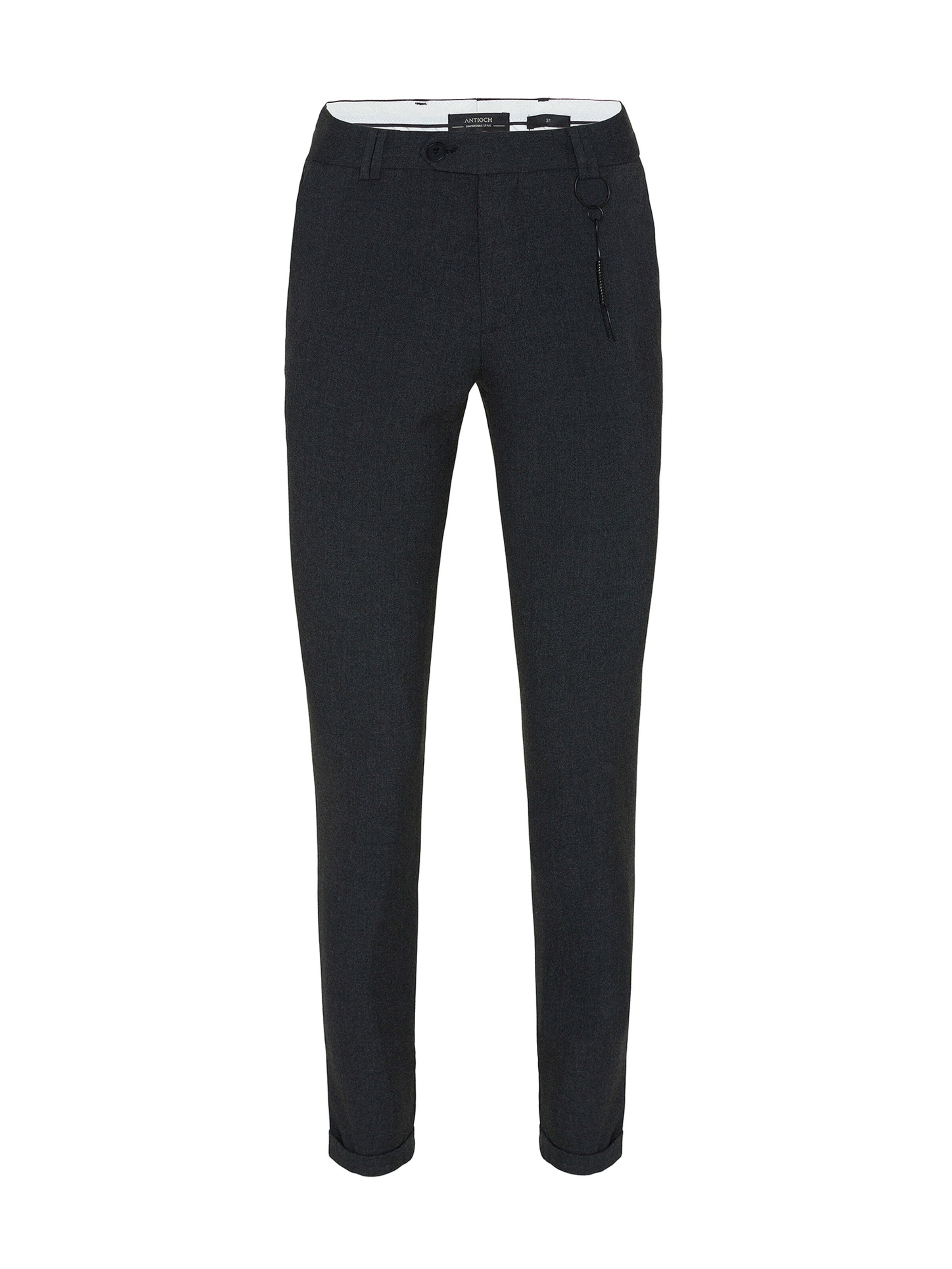 Antioch Slimfit Hlače | siva barva: sprednja stran