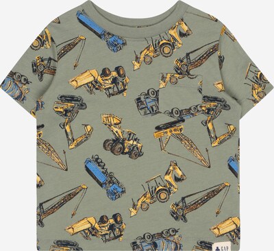GAP Tričko 'NOVELTY' - modrá / karí / kaki / čierna, Produkt
