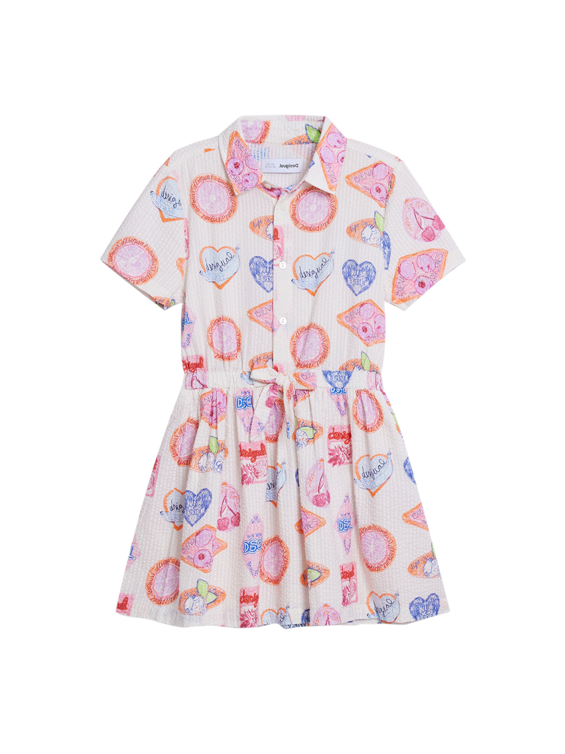 Desigual Šaty – béžová: přední strana