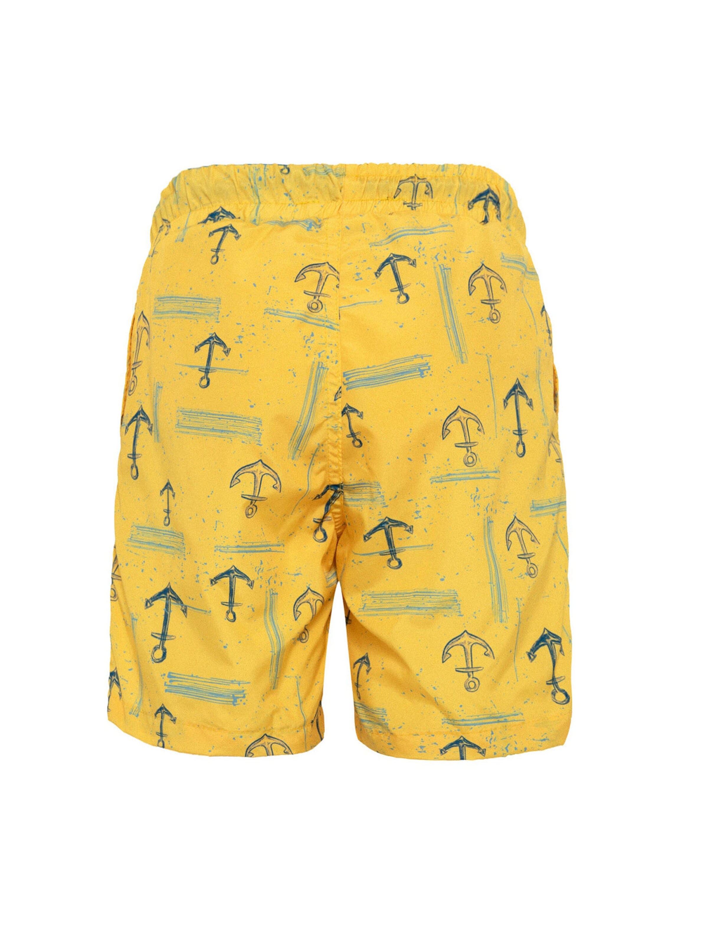 regular Pantaloncini da bagno di Daniel Hills in giallo