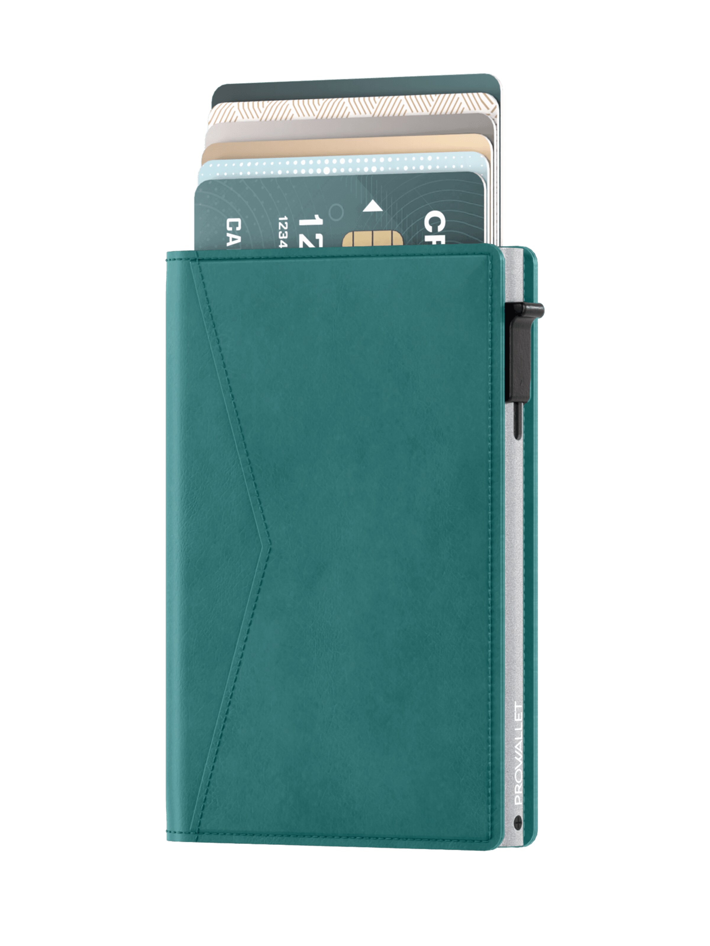 Prowallet Wallet 'Pasjeshouder Slim' in Green: front