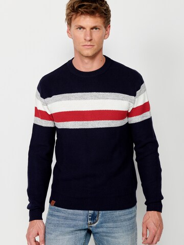 KOROSHI Pullover in Blau