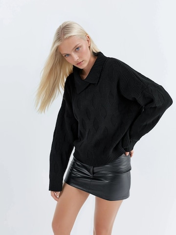 My fashion Pullover 'Pullover'‌‌‌‌‌‌‌‌ in Schwarz: Vorderseite