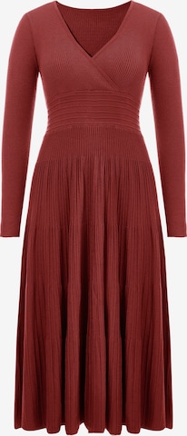 Imily BelaPletena haljina - crvena boja: prednji dio