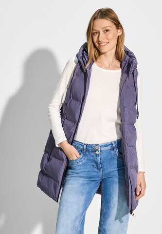CECIL Vest in Purple: front