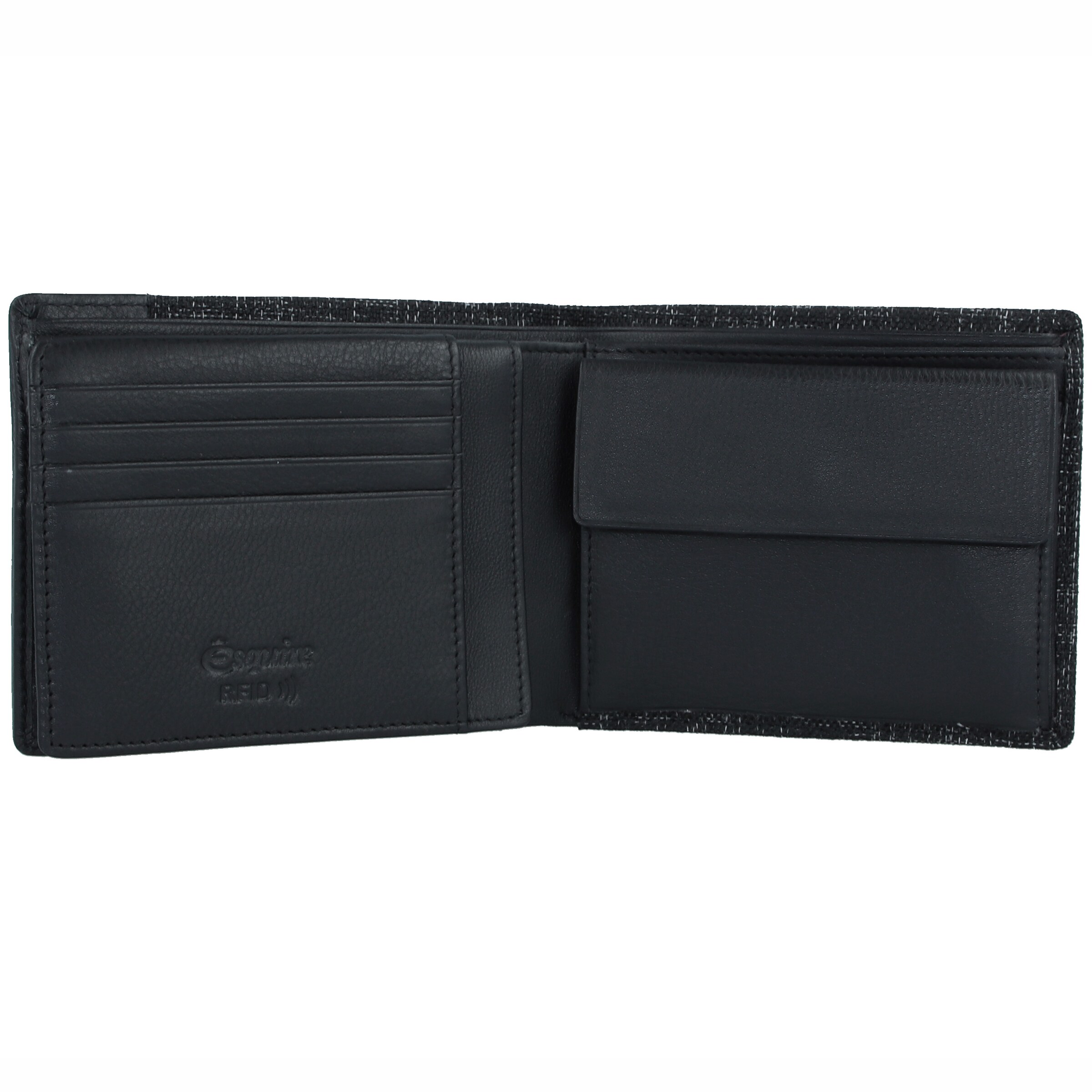 Portamonete 'Recycled Life' di Esquire in grigio