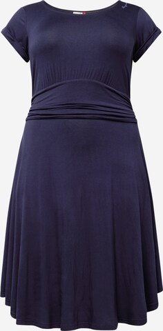 Ragwear Plus Dress 'IVONE' in Blue: front
