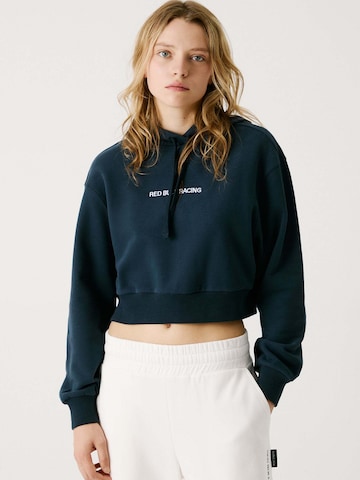 Red Bull Racing x Pepe Jeans Sweatshirt in Blauw: voorkant