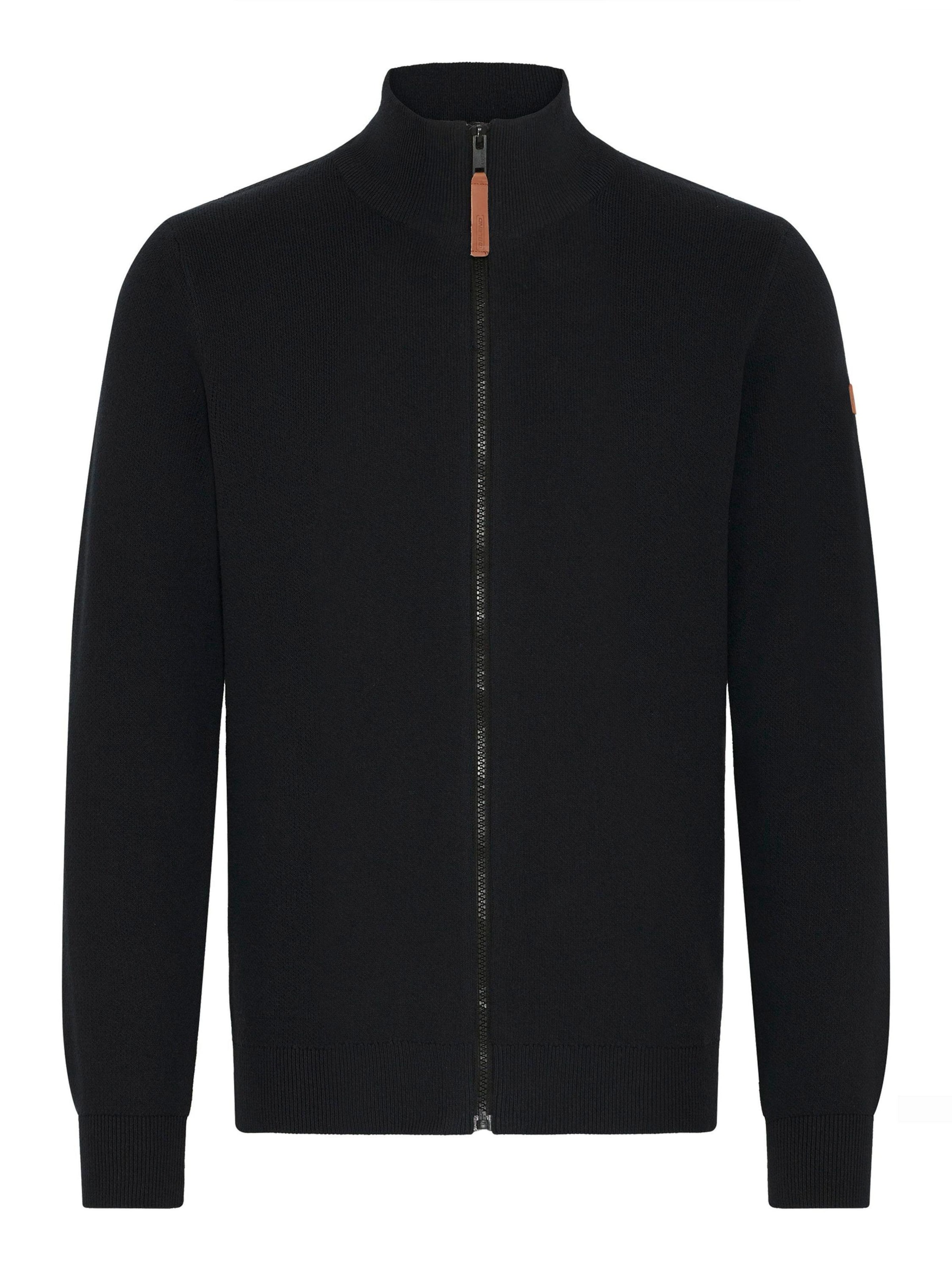 BLEND Knit cardigan ' BHMFINDUS ' in Black: front