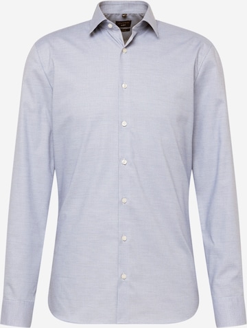 Coupe slim Chemise business OLYMP en bleu : devant