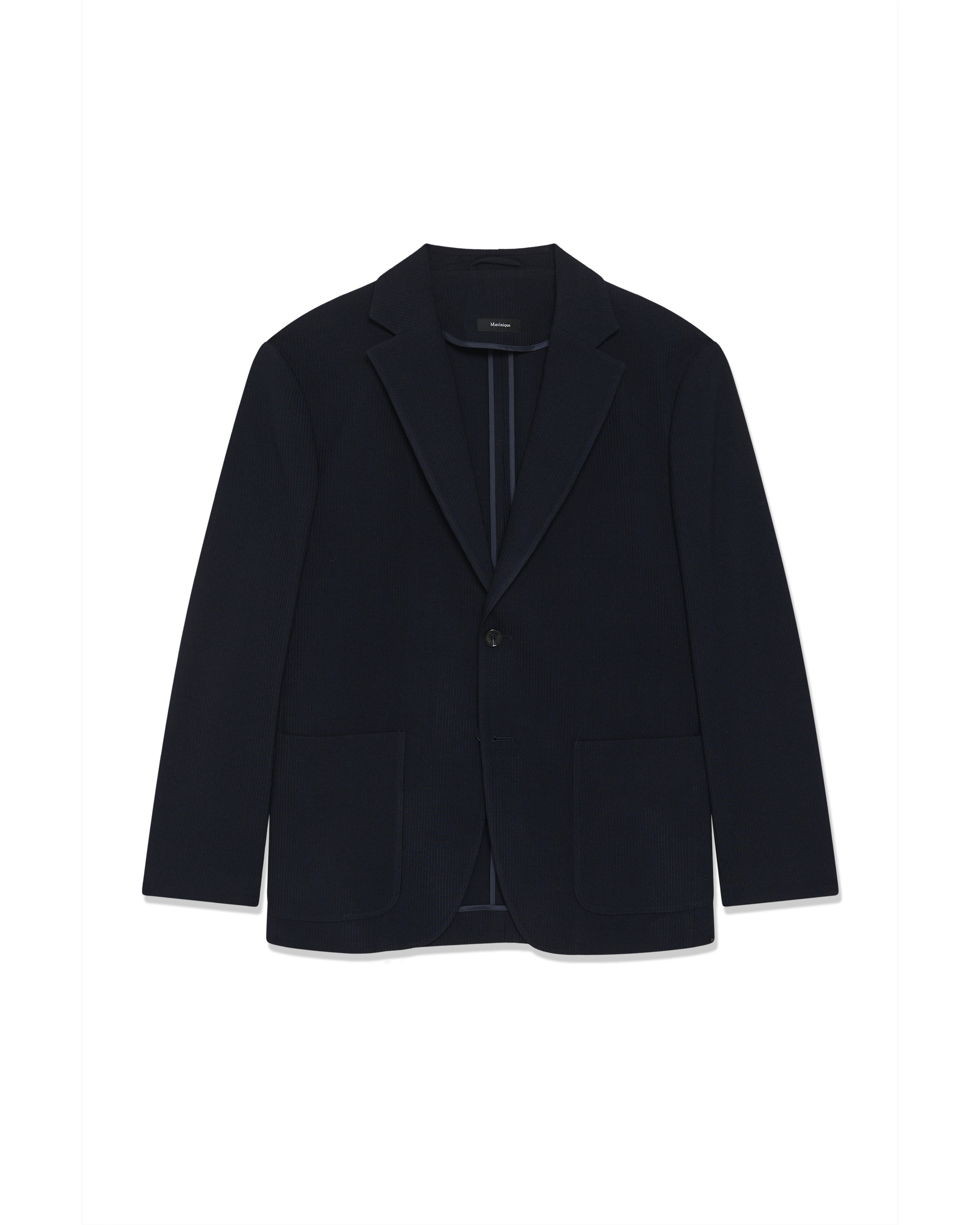 Matinique - Regular Fit Jaqueta 'Charles' em azul: frente