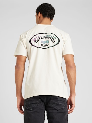 T-Shirt 'Crossboards' BILLABONG en blanc : devant