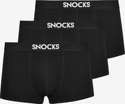 SNOCKS Boxershorts in L in schwarz / weiß, Produktansicht
