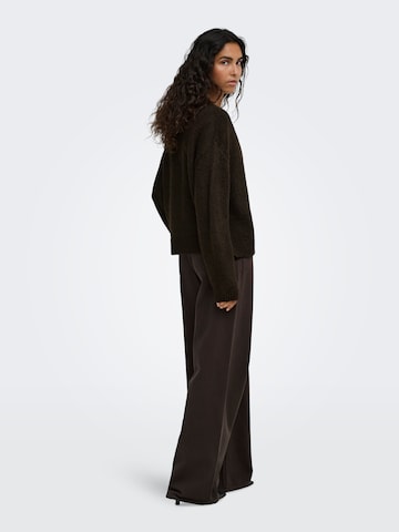 JDY Knit Cardigan 'JDYDINEA' in Brown