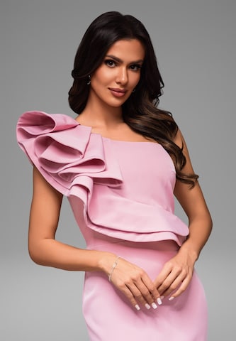 Robe de soirée Ombre en rose