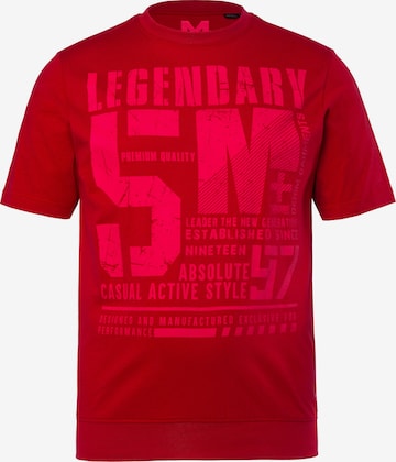 Men Plus Shirt in Rot: Vorderseite