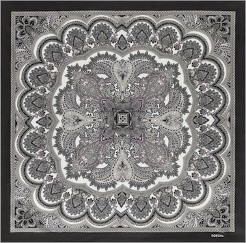Roeckl Shawl ' FINE PAISLEY' in Grey: front