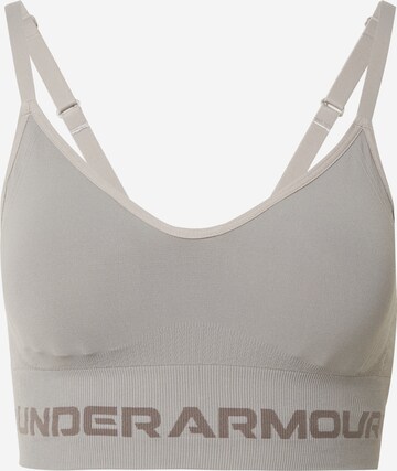 UNDER ARMOUR - Bustier Sujetador deportivo en gris: frente