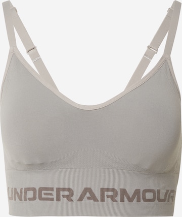 UNDER ARMOUR Μπουστάκι Αθλητικό σουτιέν σε γκρι: μπροστά