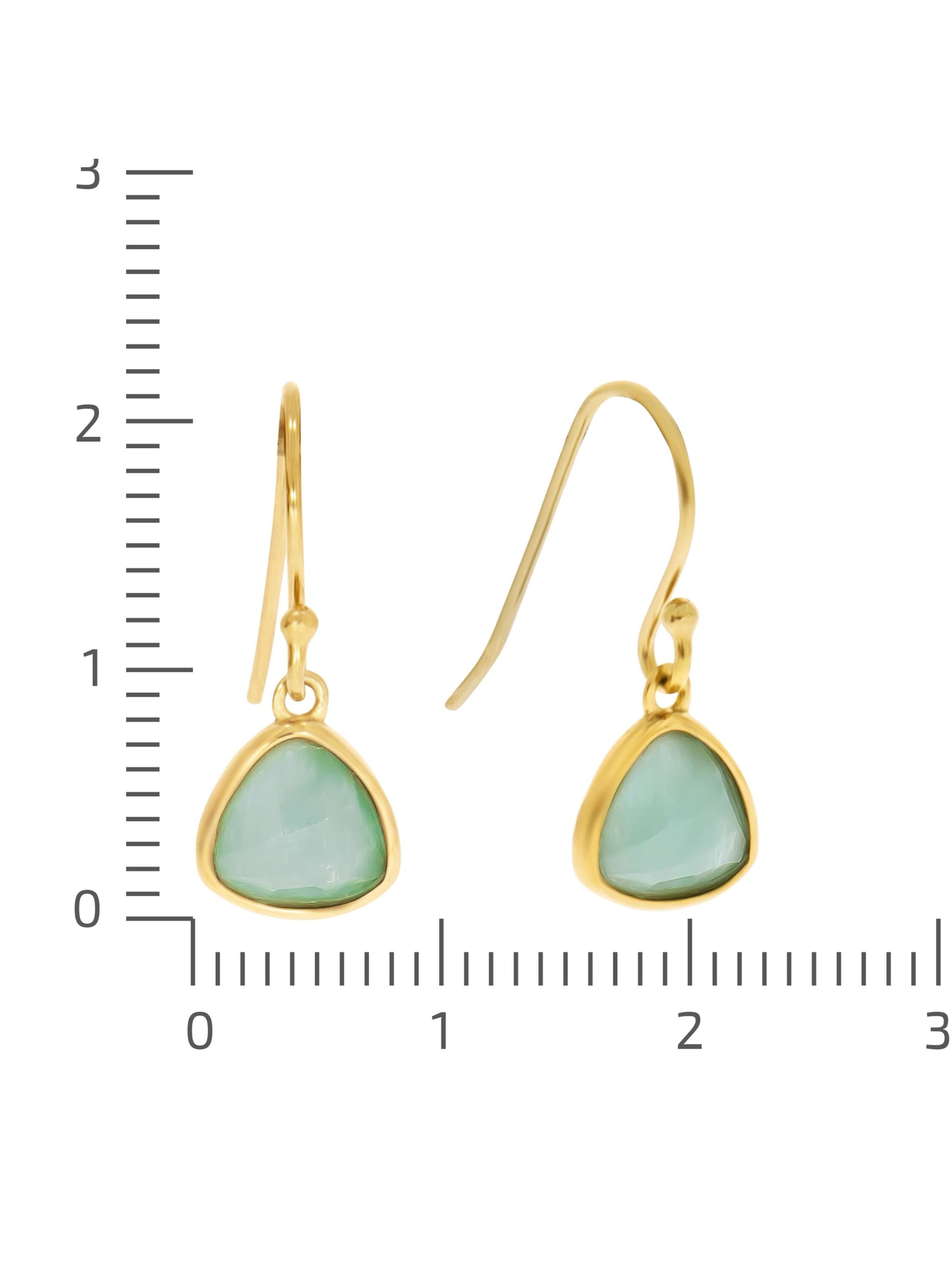 Boucles d'oreilles Zeeme en jaune