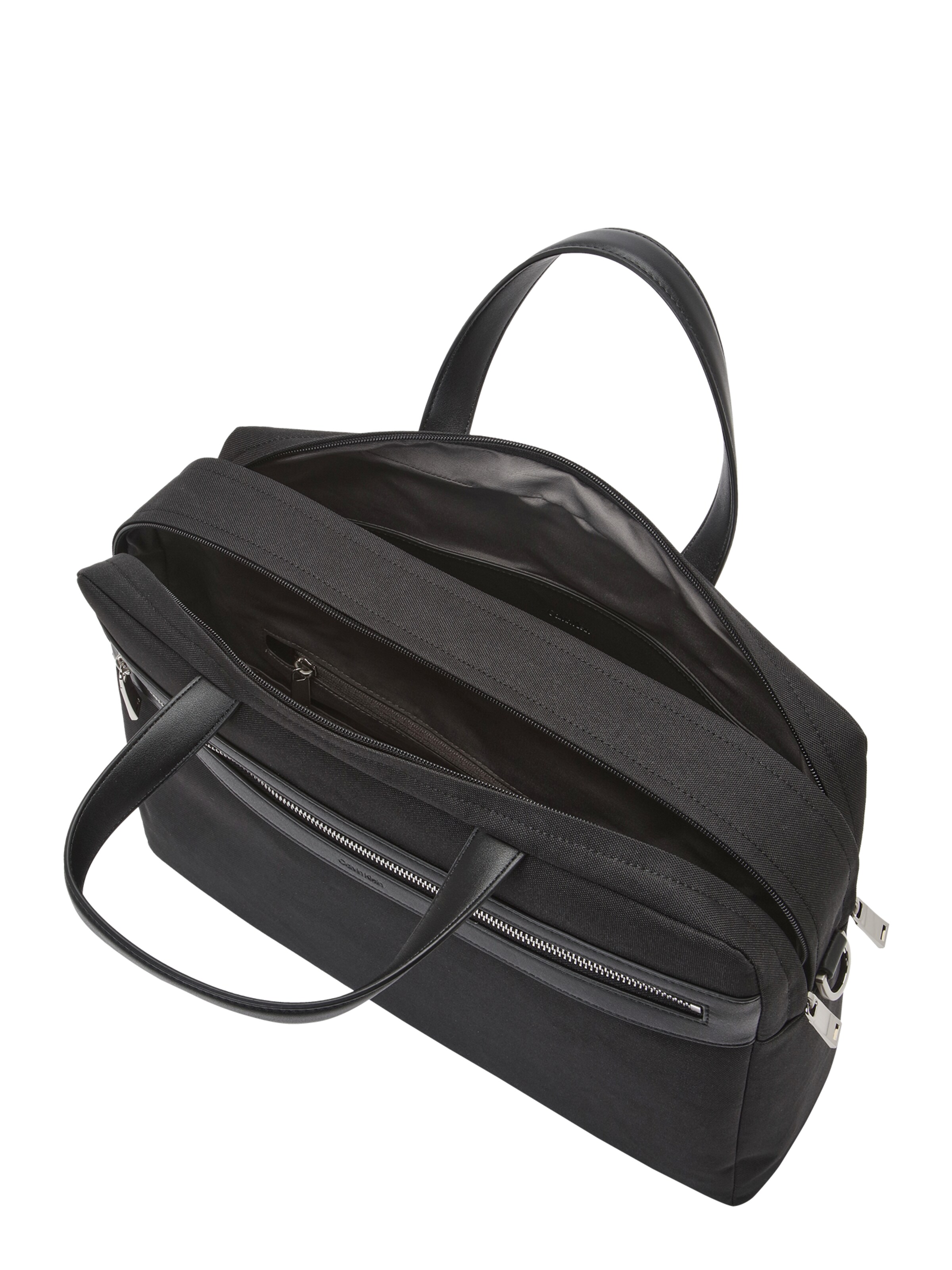 Geantă laptop 'COMMUTER' de la Calvin Klein pe negru