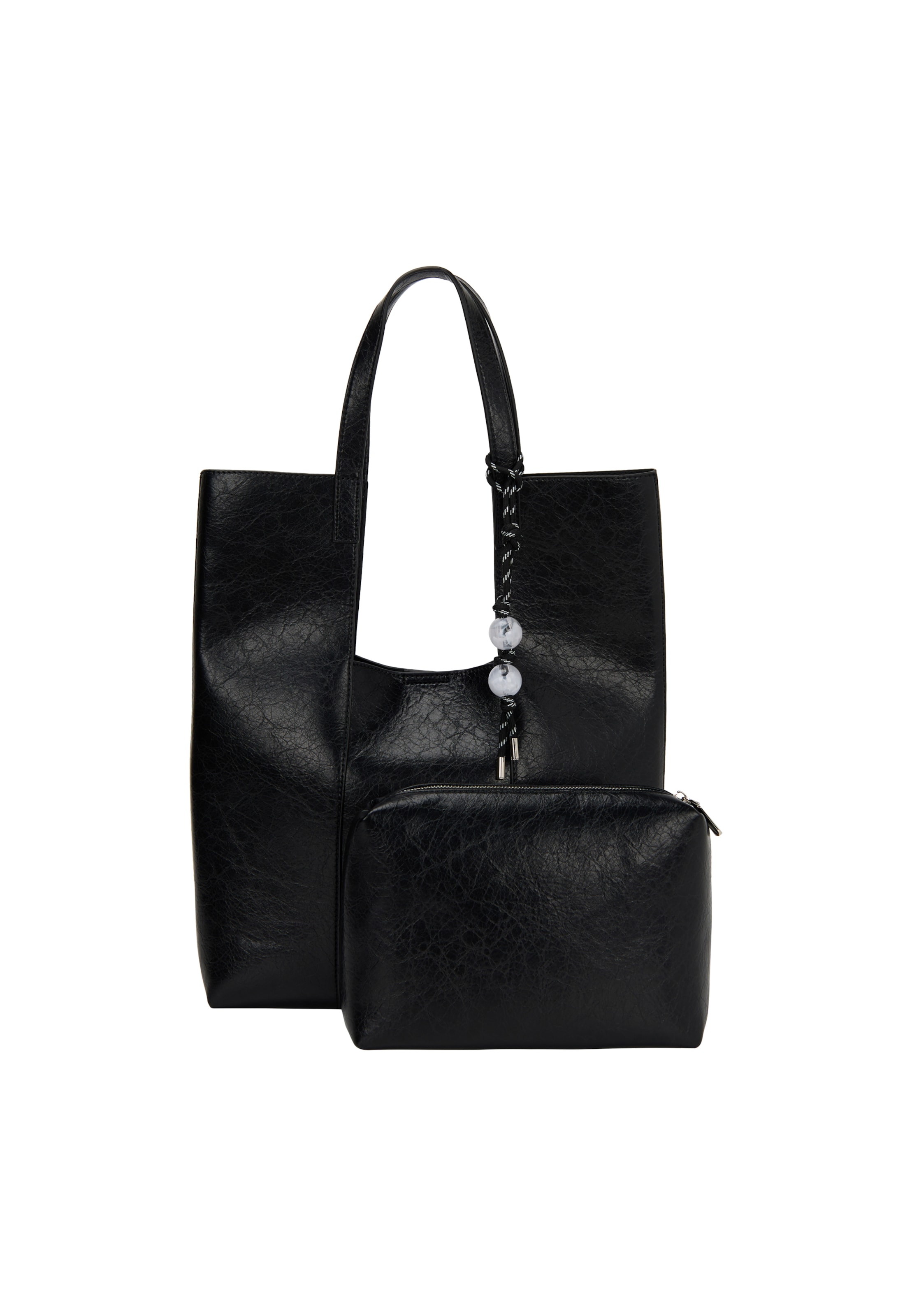 RISA Τσάντα ώμου σε μαύρο: μπροστά