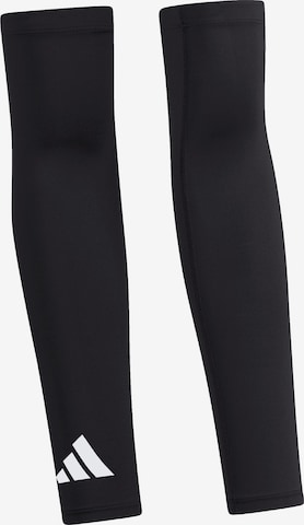 ADIDAS PERFORMANCE - Aquecedor de braços em preto: frente