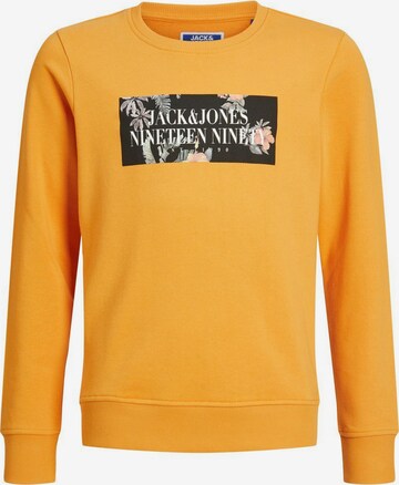 Jack & Jones Junior Sweatshirt in Oranje: voorkant