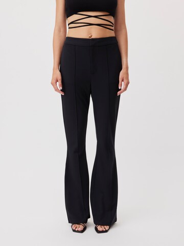 LeGer by Lena Gercke Flared Pantalon 'Hildegard Tall' in Zwart: voorkant