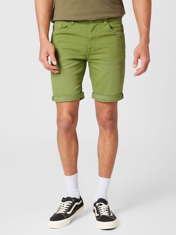 Regular Pantalon BLEND en vert : devant