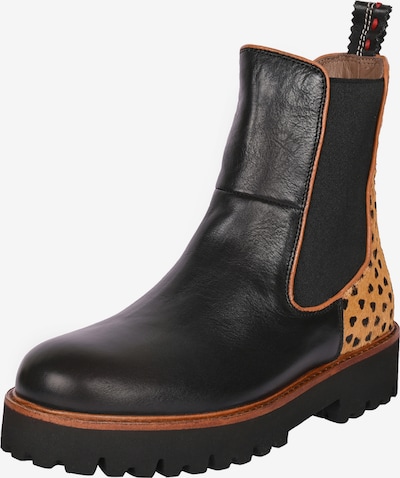 Crickit Chelsea Boots ' NOLA ' en marron / noir, Vue avec produit