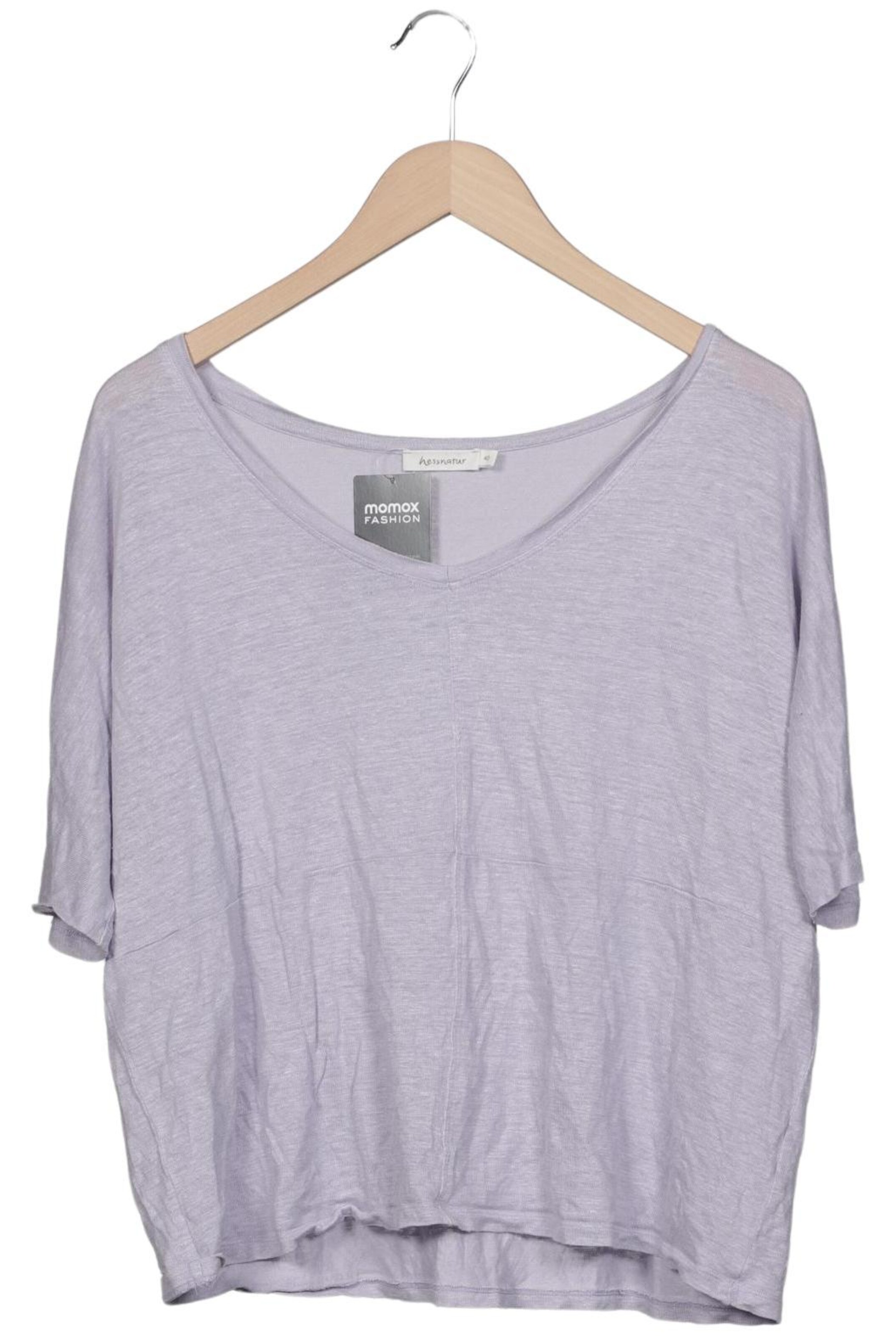 hessnatur Top & Shirt in L in Purple: front