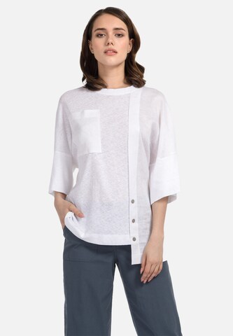 HELMIDGE Shirt in Wit: voorkant