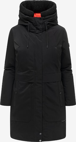 Cappotto invernale 'Pakaami 16' di MARIKOO in nero: frontale