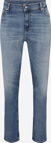 Calvin Klein Jeans PlusSkinny Traperice - plava boja: prednji dio
