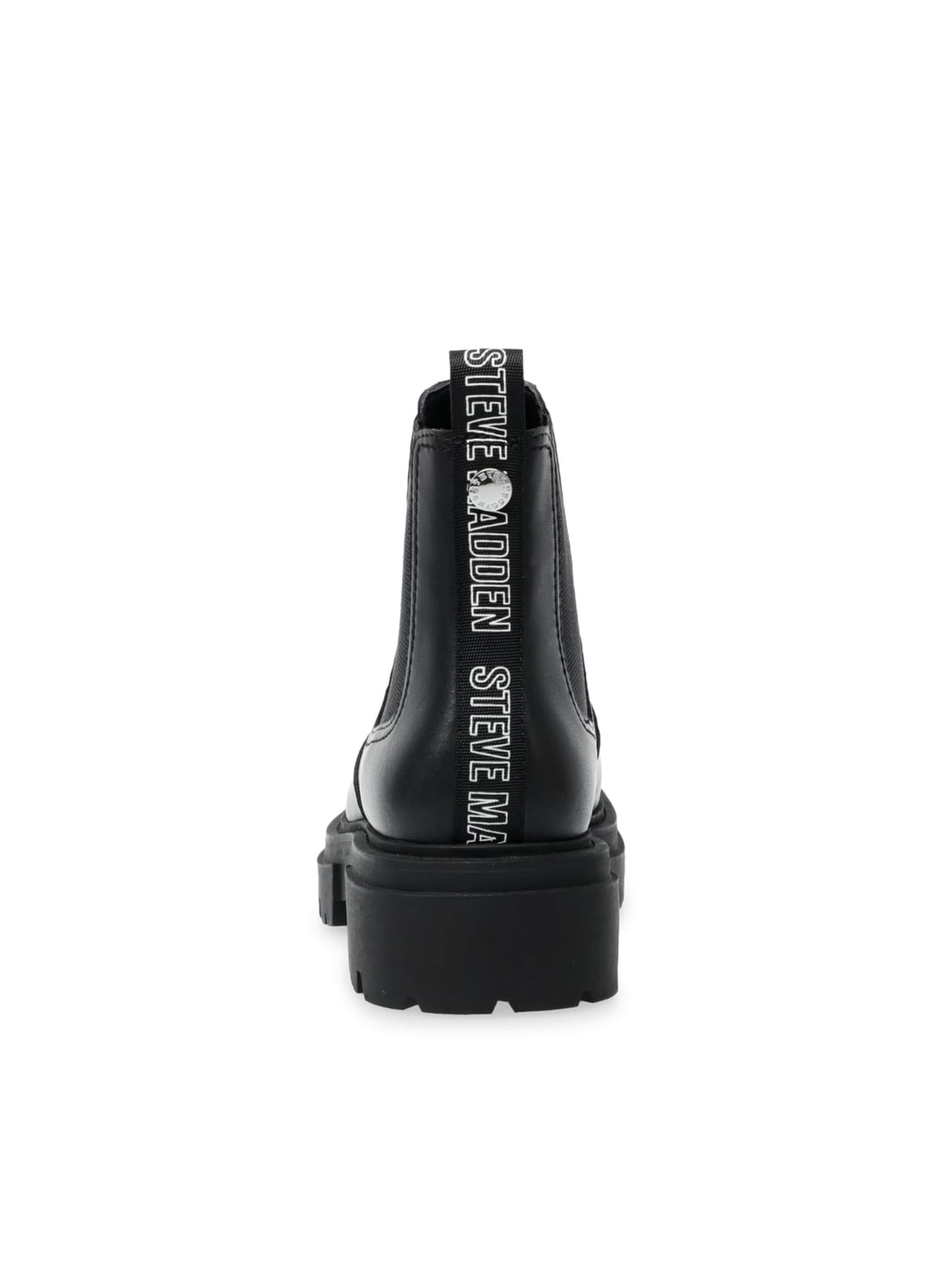 Stivale 'ASTUTE BLACK LEATHER' di STEVE MADDEN in nero