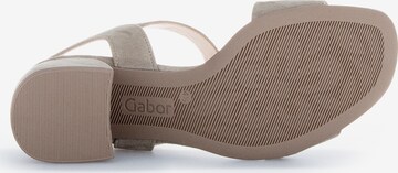 GABOR Strap Sandals in Beige