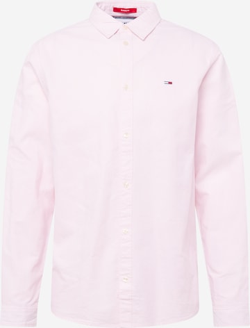 TOMMY HILFIGER Button Up Shirt in Pink: front