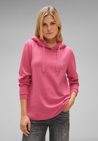 STREET ONE Sweatshirt in Pink: front
